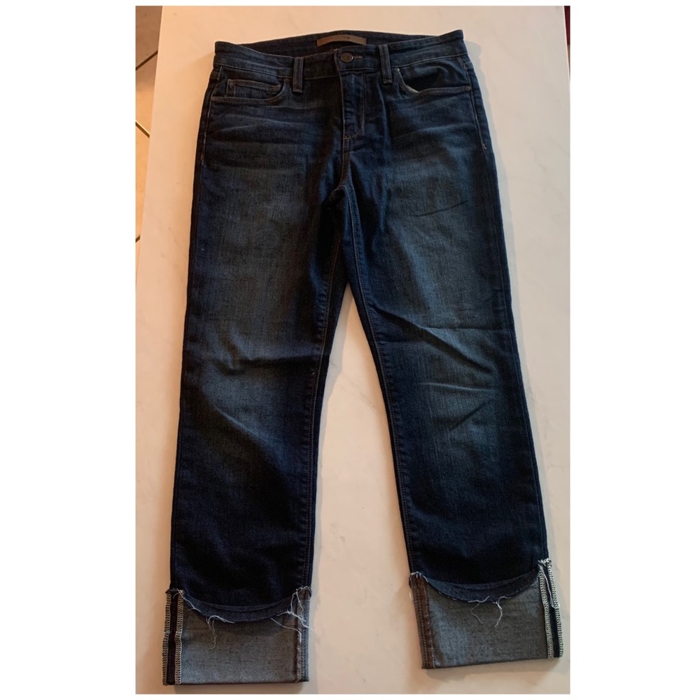 Joe's Jeans Womens Frayed Cuffed Jeans Navy 26 - Picture 6 of 13